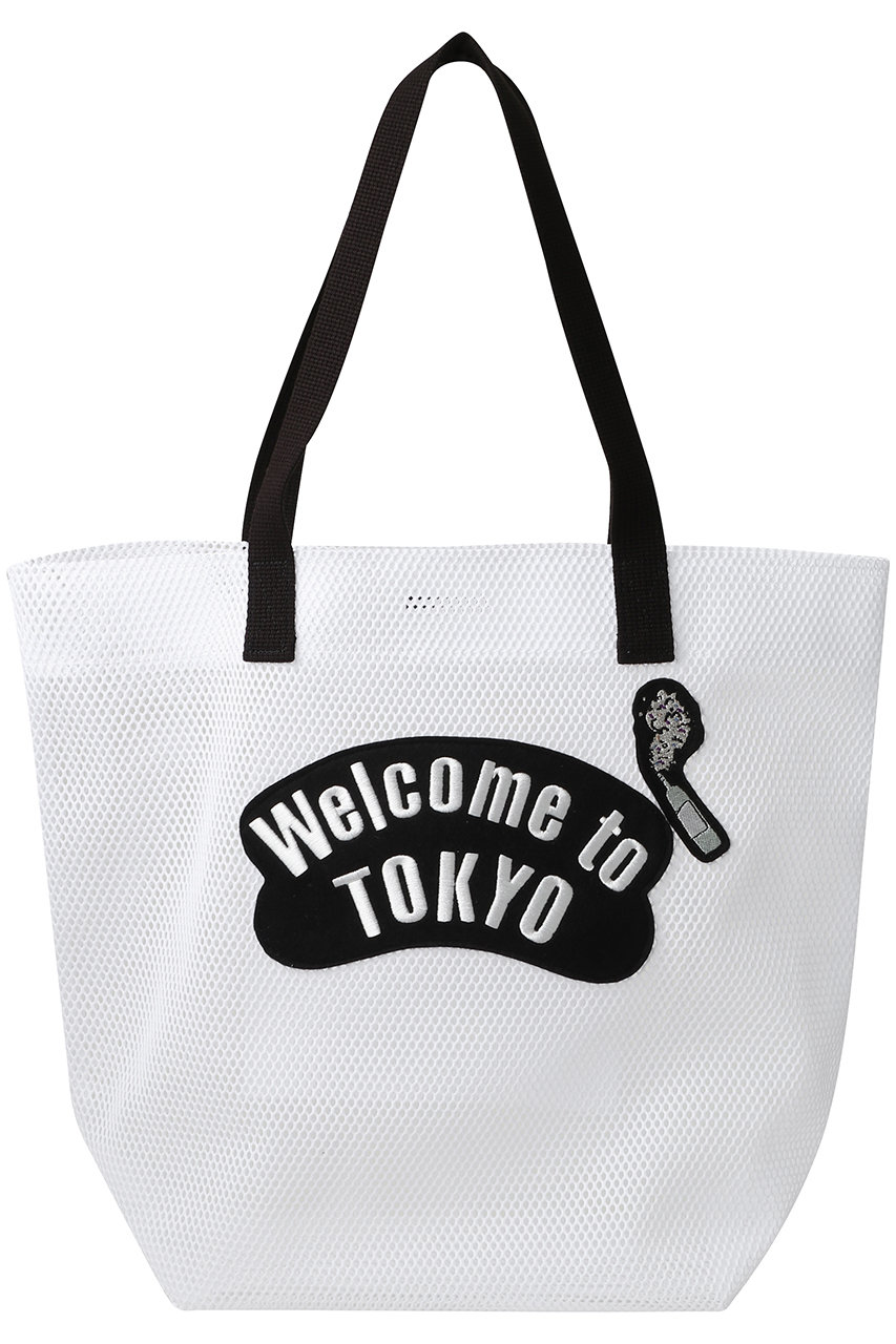 ラドロー/LUDLOWのMesh tote(ホワイト/LD26S-BG001)