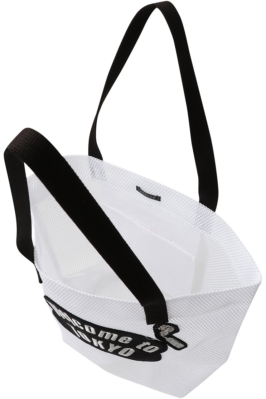 LUDLOW(ラドロー)｜Mesh tote/ホワイト の通販｜ELLESHOP・(エル
