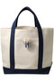 【ELLE SHOP限定】Canvas tote（Popcorn） ラドロー/LUDLOW ネイビー