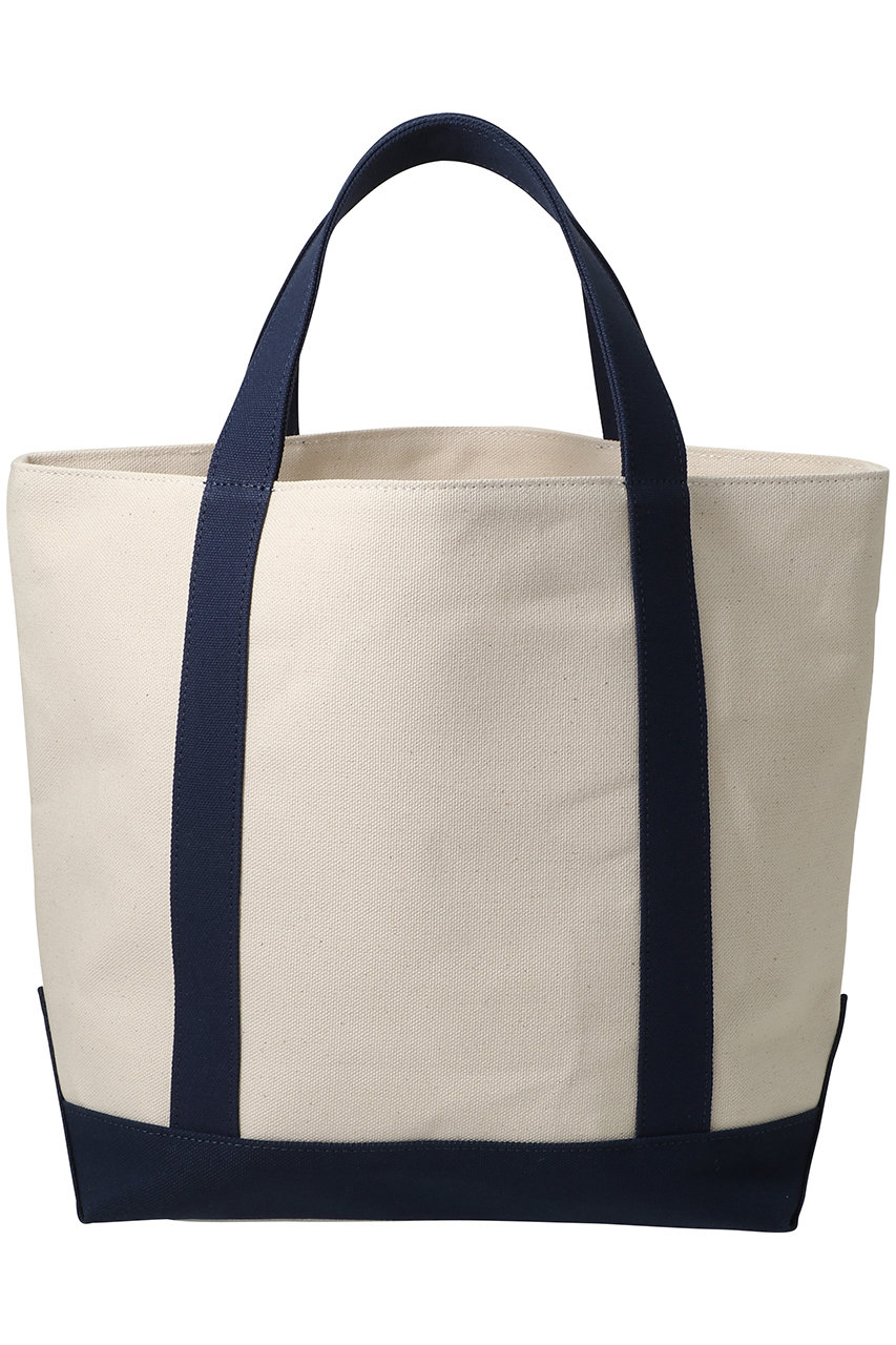 LUDLOW(ラドロー)｜【ELLE SHOP限定】Canvas tote（Popcorn）/ネイビー