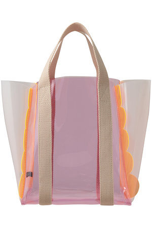 ラドロー/LUDLOWのPVC scalloped tote
