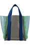 PVC scalloped tote ラドロー/LUDLOW ブルー