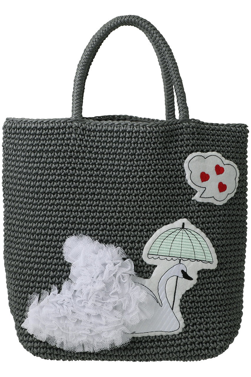 ラドロー/LUDLOWの【予約販売】Cord bag (Swan)(グレー/LD26A-BG007)
