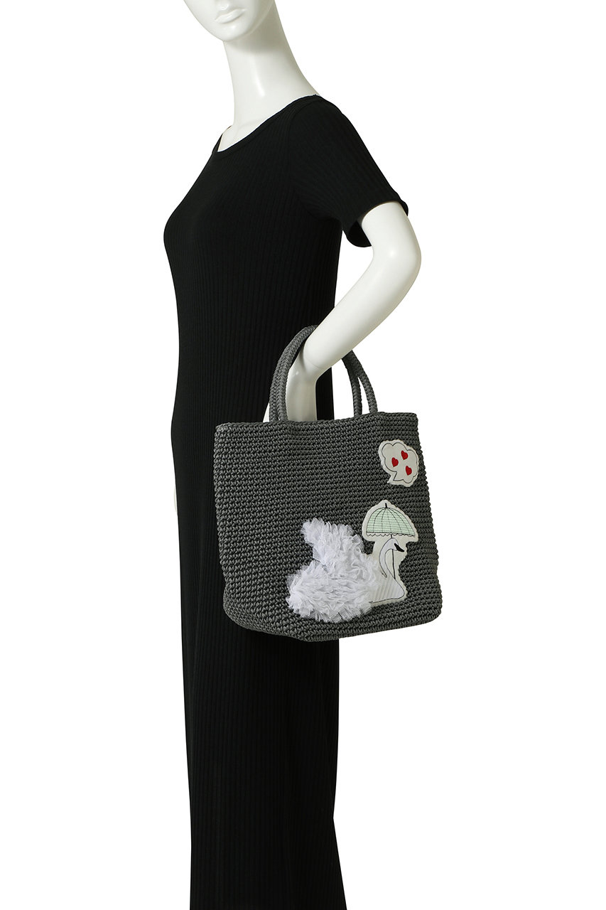 LUDLOW(ラドロー)｜【予約販売】Cord bag (Swan)/グレー の通販