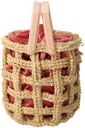 ラドロー/LUDLOWのラフィアバスケット