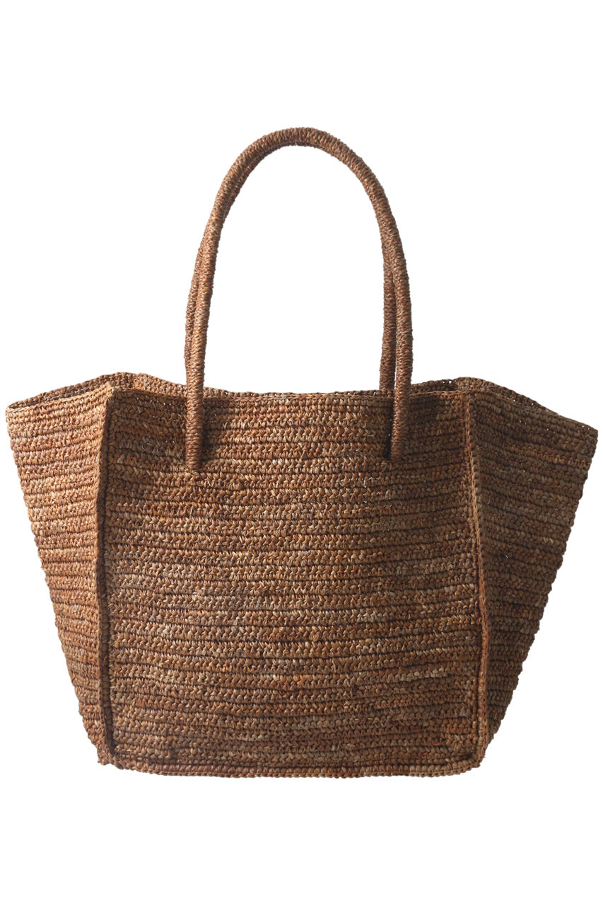 martinique マルティニーク 【MAISON N.H PARIS】ラフィアトートバッグ ブラウン