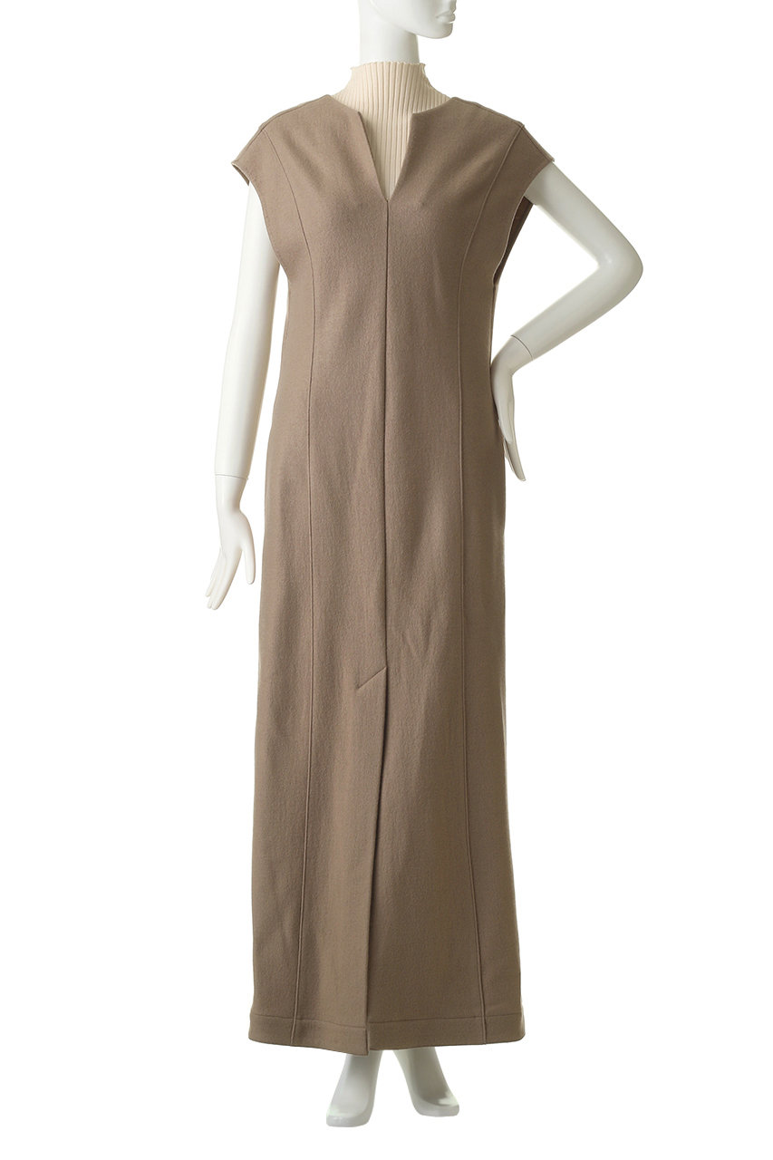 Martinique マルティニーク Currentage フランネルジャージーワンピース モカ の通販 Elleshop エル ショップ