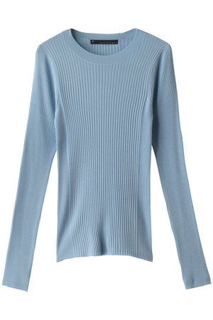 マルティニーク/martiniqueのリブクルーネックニットプルオーバー