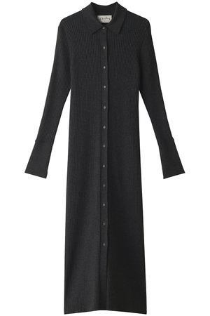 マルティニーク/martiniqueの【l’heritage martinique】リブニットロングカーディガン