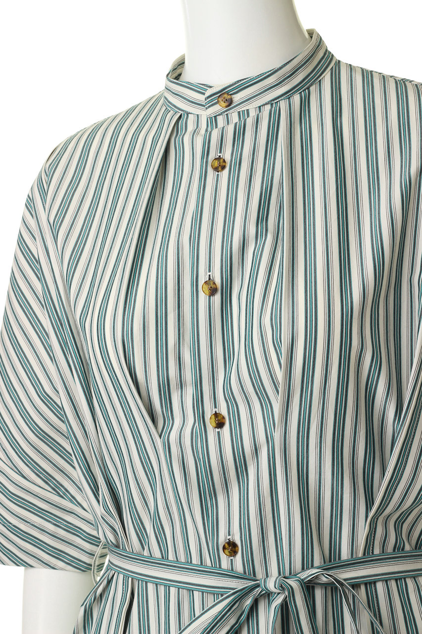 Martinique マルティニーク Currentage Shirts Cloth シャツワンピース ストライプ の通販 Elleshop エル ショップ