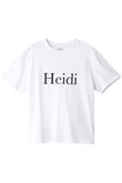 HeidiロゴプリントTシャツ