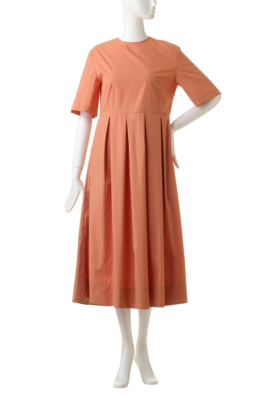 Martinique マルティニーク タックフレアワンピース ピンクベージュ の通販 Elleshop エル ショップ