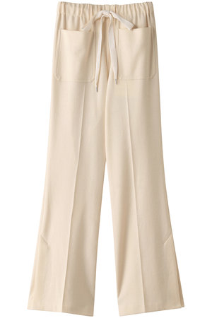 【CURRENTAGE】SMOOTH JERSEYセンタープレスフレアパンツ