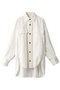 【CURRENTAGE】ORGANIC COTTON CORDUROYシャツ マルティニーク/martinique ホワイト