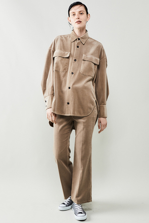 【CURRENTAGE】ORGANIC COTTON CORDUROYシャツ