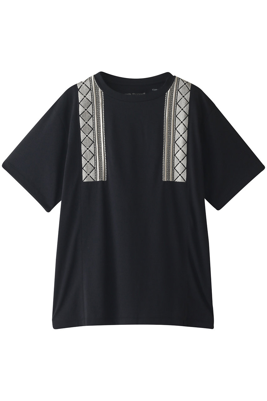 SALE 【50%OFF】 martinique マルティニーク 【CURRENTAGE】刺繍Tシャツ ブラック