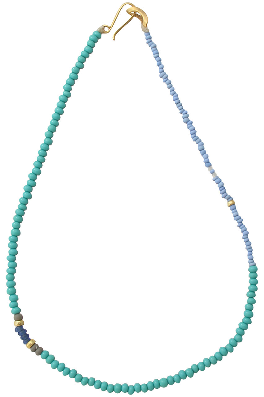 マルティニーク/martiniqueの【Dough.】B-2202 Multi Beads ネックレス(ブルー/A0329PAC952)