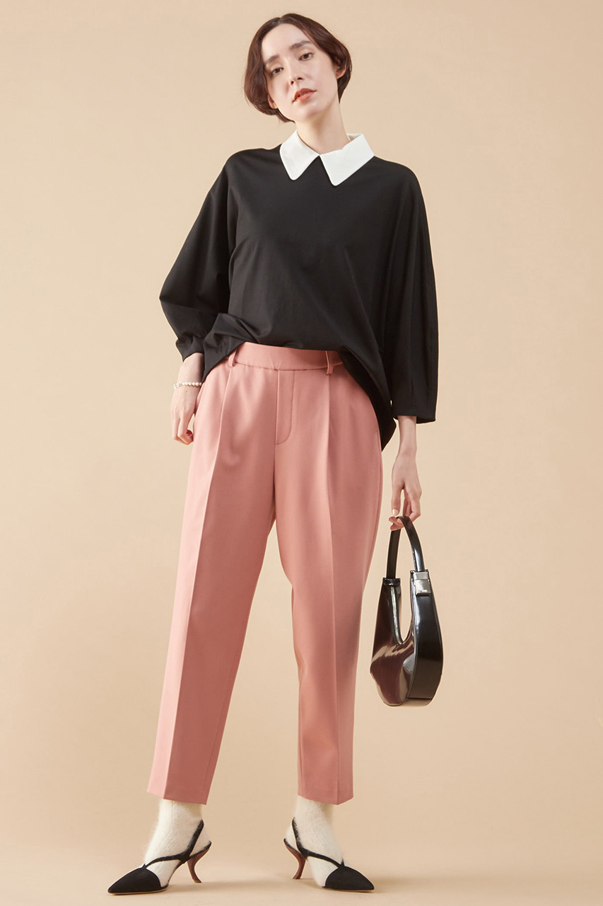 martinique(マルティニーク)｜T/Rストレッチバックゴムパンツ/ピンク  