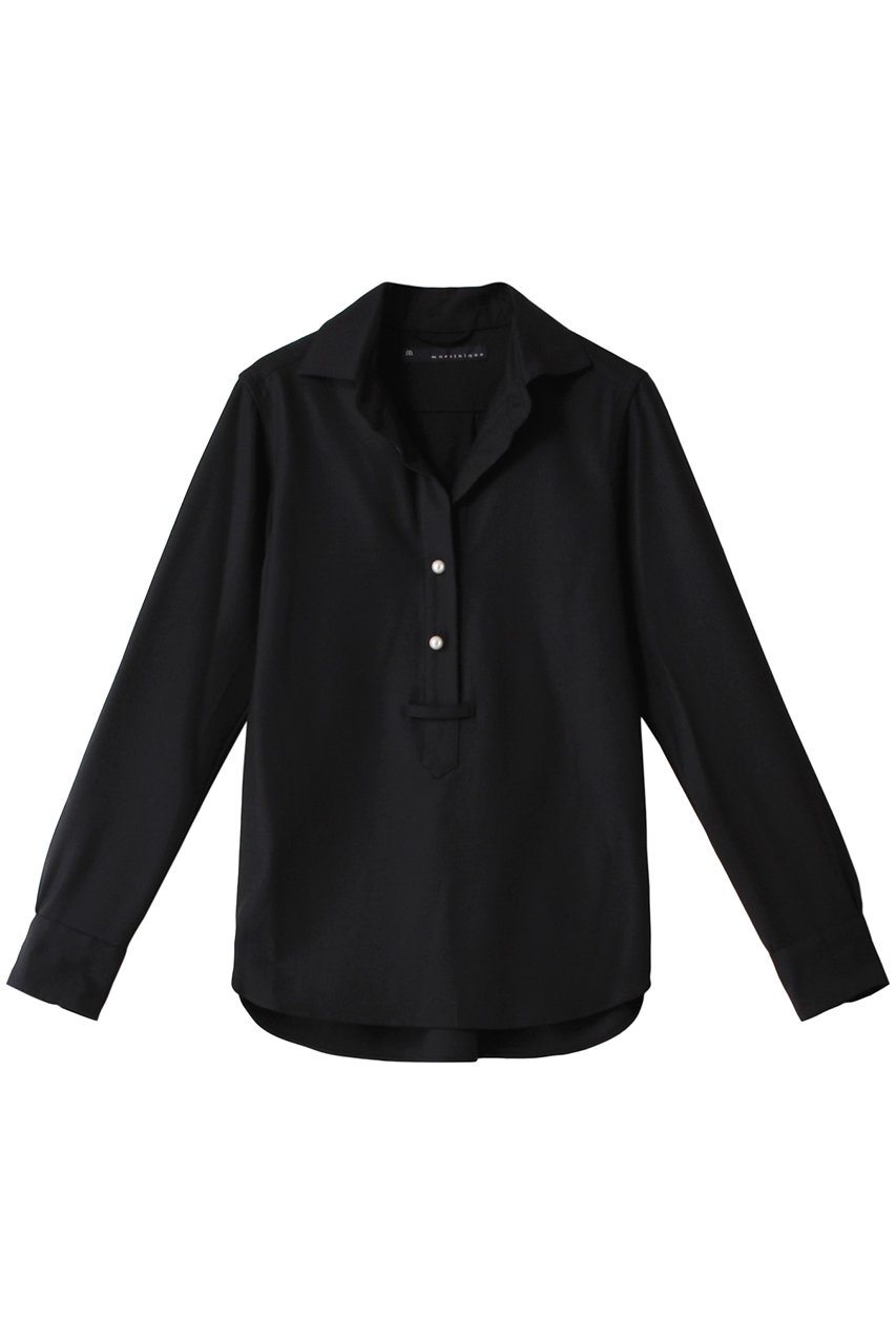 martinique サキソニーパールスキッパーシャツ (ネイビー, 2) マルティニーク ELLE SHOP martinique サキソニーパールスキッパーシャツ (ネイビー, 2) マルティニーク ELLE SHOP