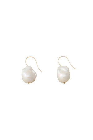 NATURALI JEWELRY(ナチュラリ ジュエリ)｜【ELLE SHOP限定】スケッチハート フープピアス/パール  の通販｜ELLESHOP・(エル・ショップ)