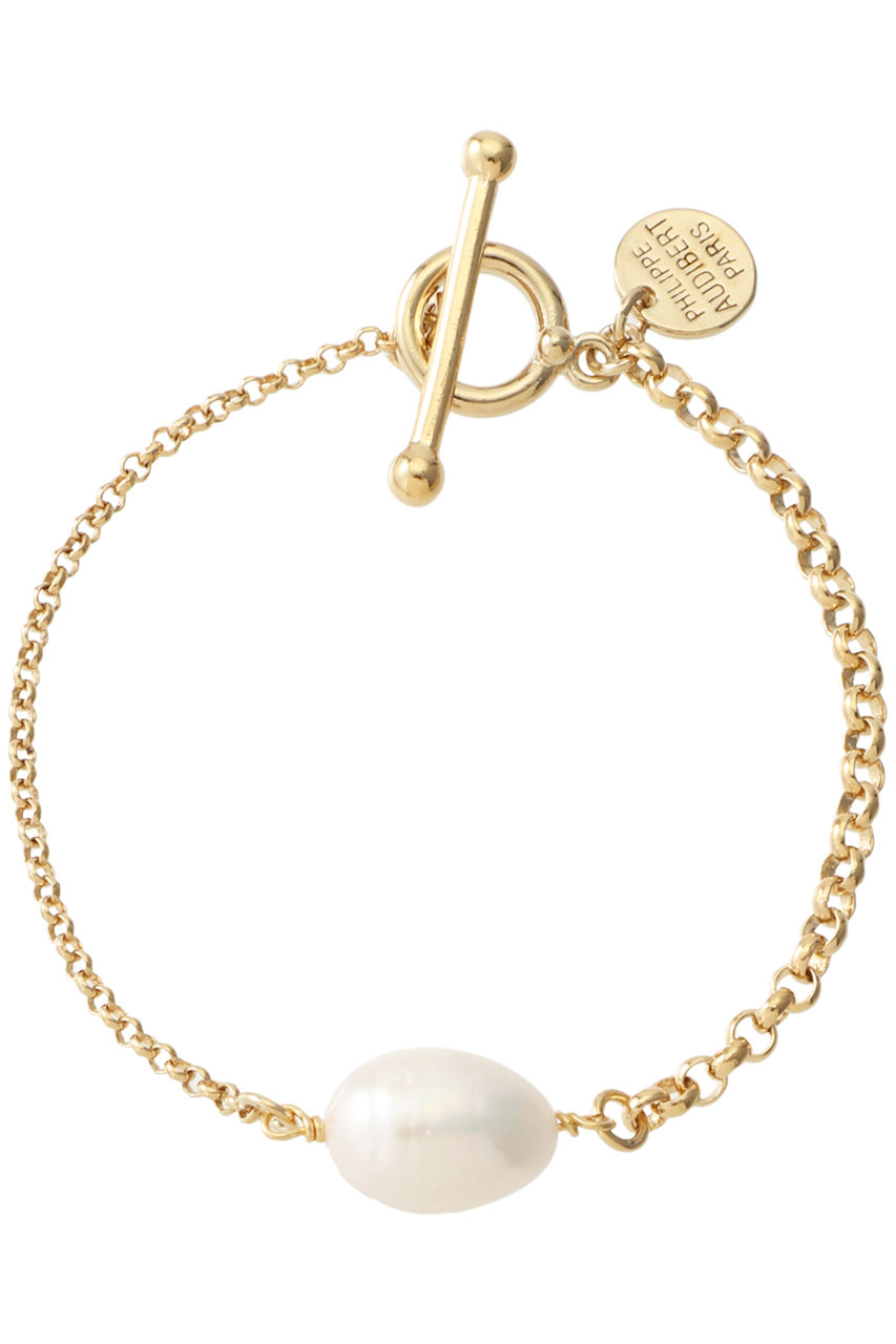 martinique 【PHILIPPE AUDIBERT】Nava Pearl bracelet (ゴールド, F) マルティニーク ELLE SHOP