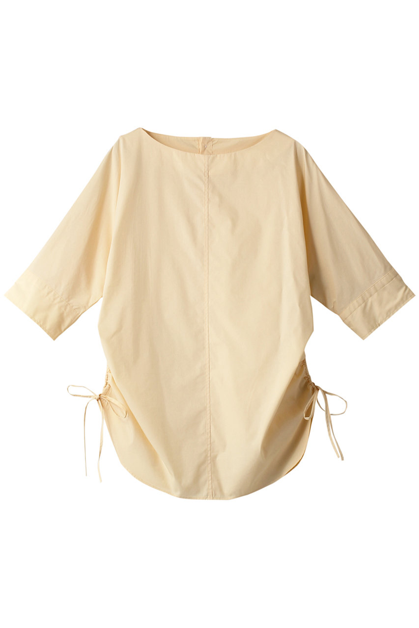 martinique サイドギャザーブラウス (クリーム, F) マルティニーク ELLE SHOP martinique サイドギャザーブラウス (クリーム, F) マルティニーク ELLE SHOP