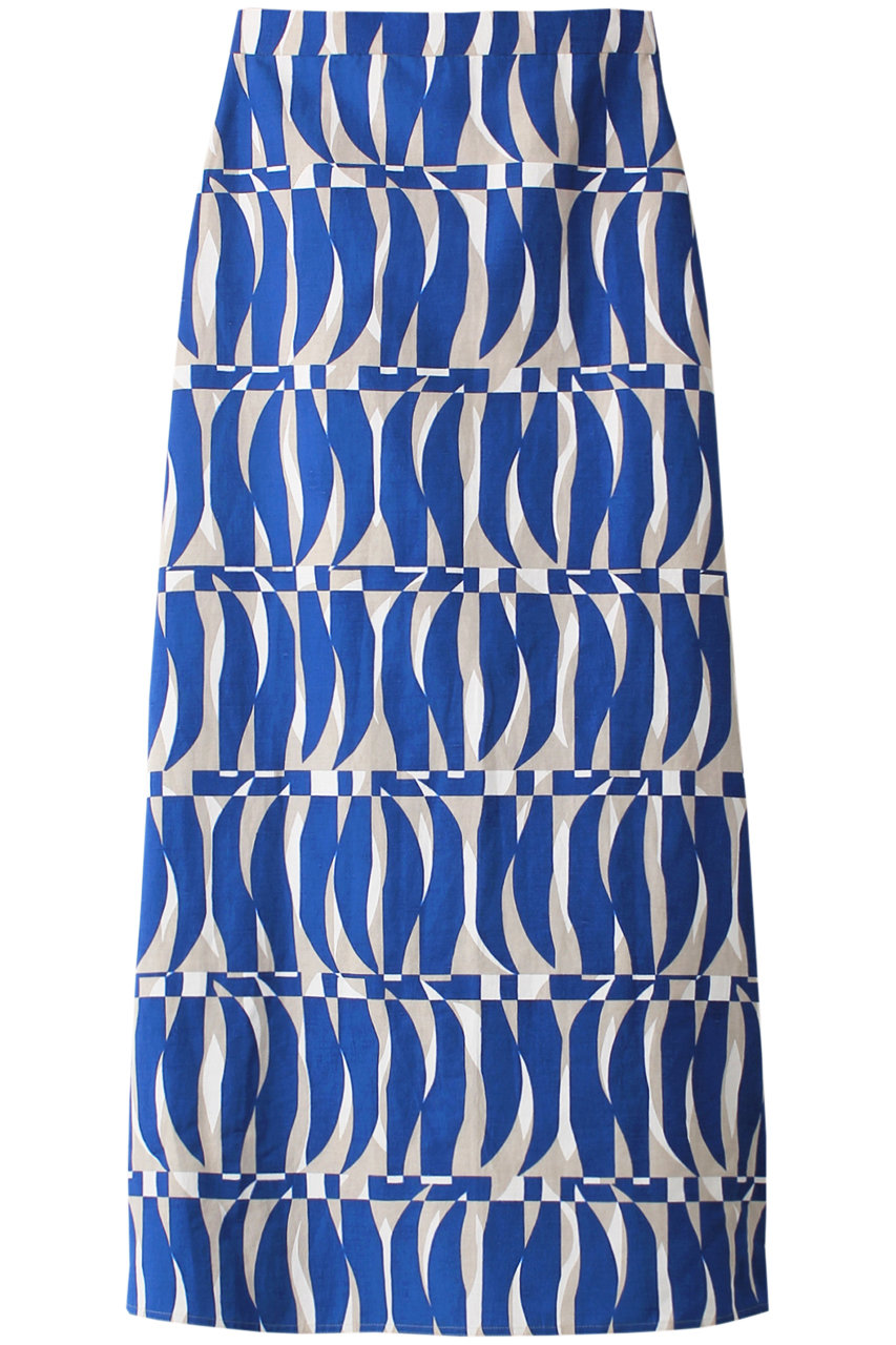 martinique 【CURRENTAGE】Flare Long Skirt (ブルー, 1) マルティニーク ELLE SHOP martinique 【CURRENTAGE】Flare Long Skirt (ブルー, 1) マルティニーク ELLE SHOP