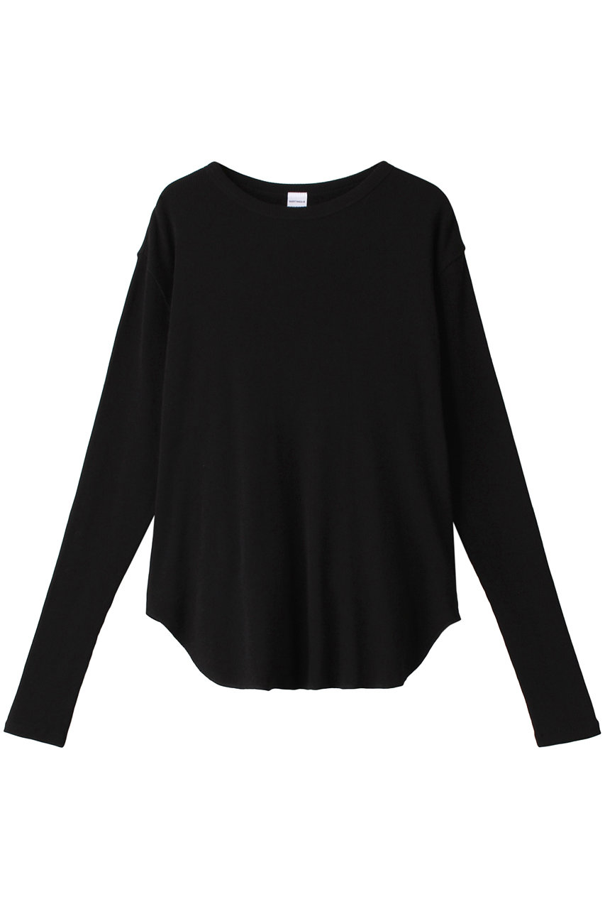 martinique コットンカシミアリブジャージートップス (ブラック, F) マルティニーク ELLE SHOP martinique コットンカシミアリブジャージートップス (ブラック, F) マルティニーク ELLE SHOP