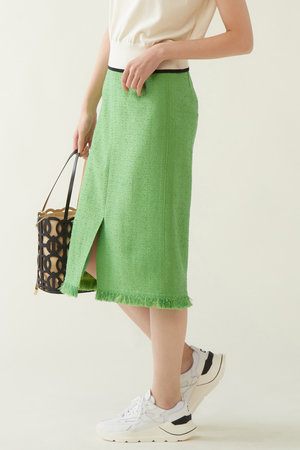 マルティニーク/martiniqueのカラーループツイードタイト(110700/110702)