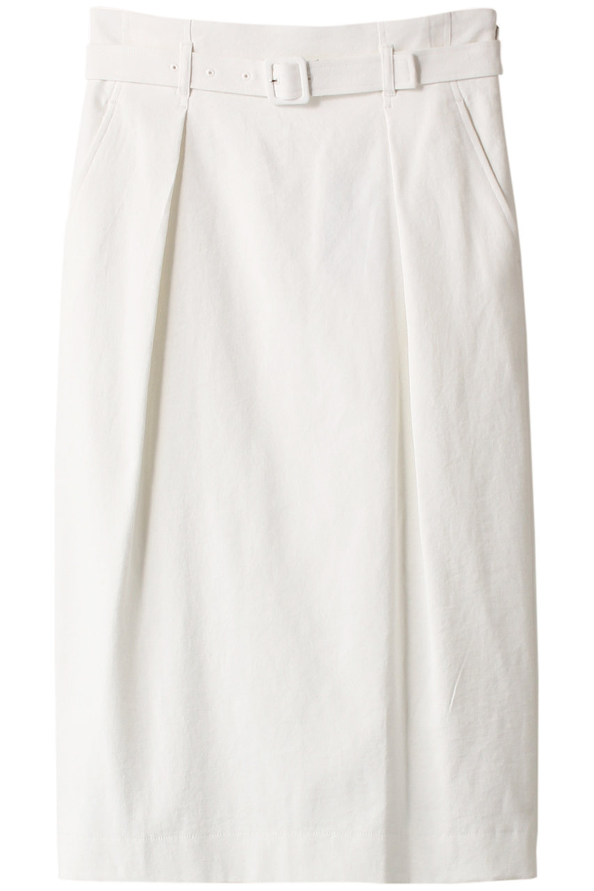 ＜ELLE SHOP＞ 50%OFF！martinique ドライオックスタイトスカート (ホワイト 2) マルティニーク ELLE SHOP画像