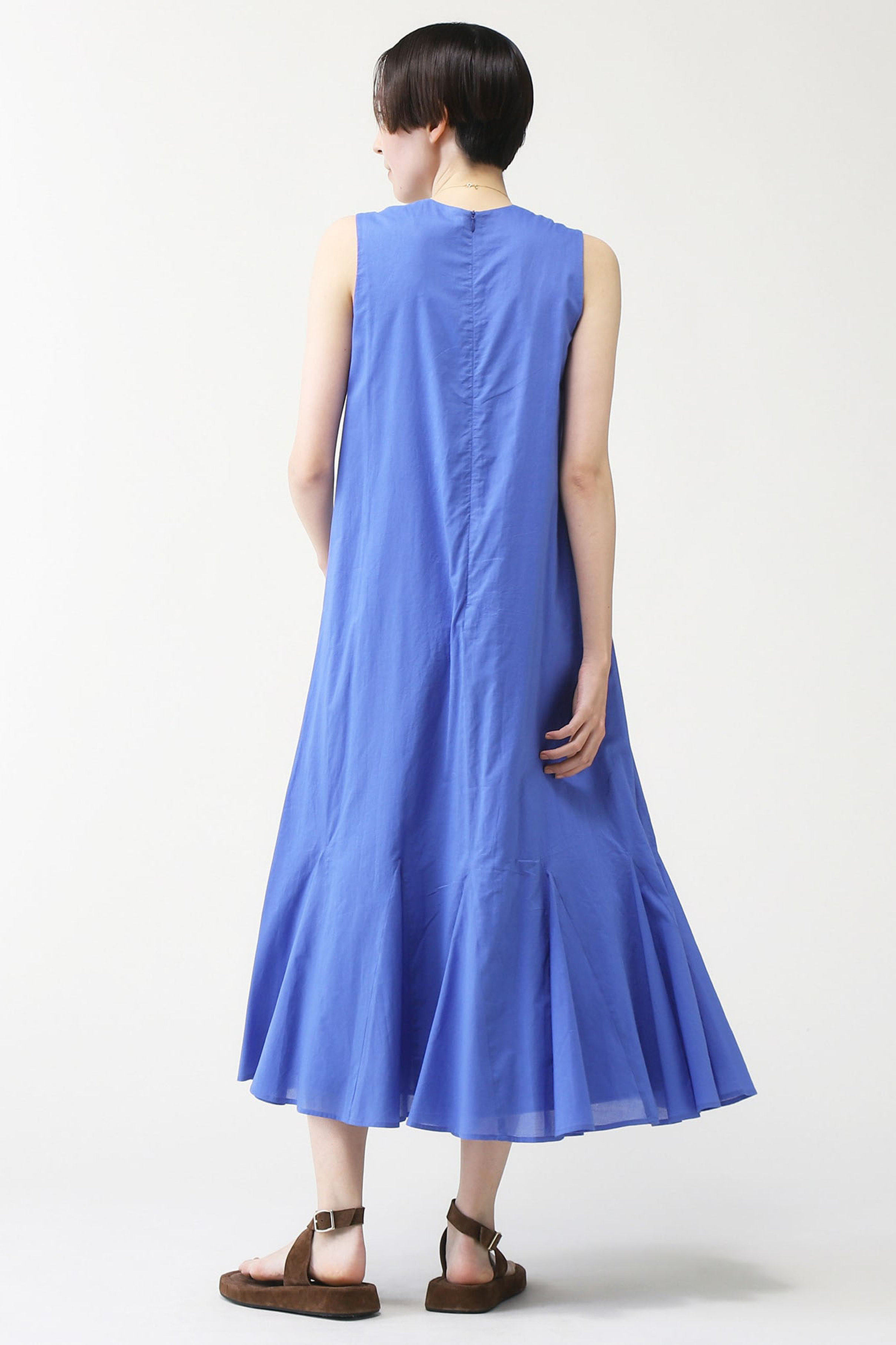 MARIHA 夏の月影のドレス　ターコイズブルー