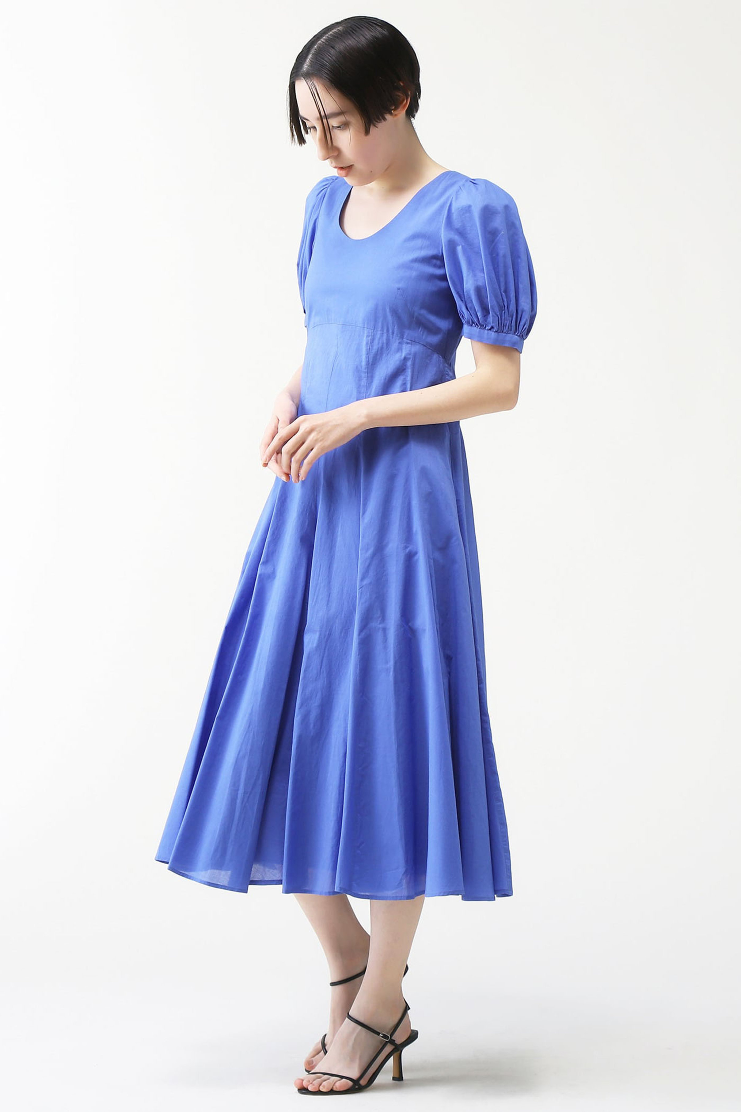 martinique 【MARIHA】別注 月花のドレス (ブルー, 1) マルティニーク ELLE SHOP