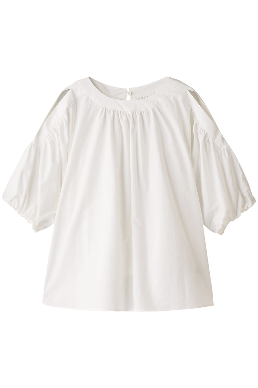 martinique ショルダースリットブラウス (ホワイト, F) マルティニーク ELLE SHOP martinique ショルダースリットブラウス (ホワイト, F) マルティニーク ELLE SHOP