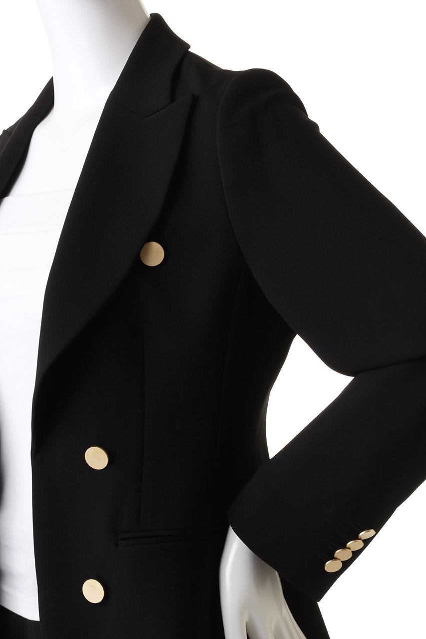 ※10月末で処分最終価格※ダブルクロスピークドラペルジャケット ピークドラペルフェイクレザージャケット | LANDWARDS（ランド