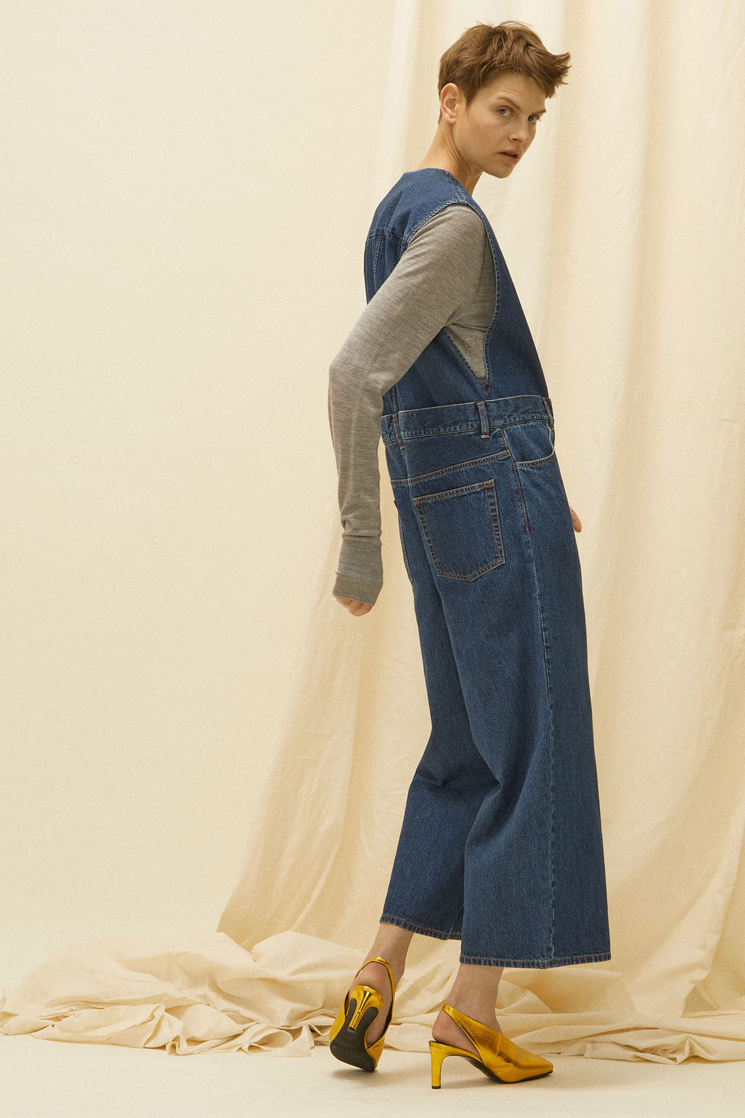 【CURRENTAGE】Denim サロペット