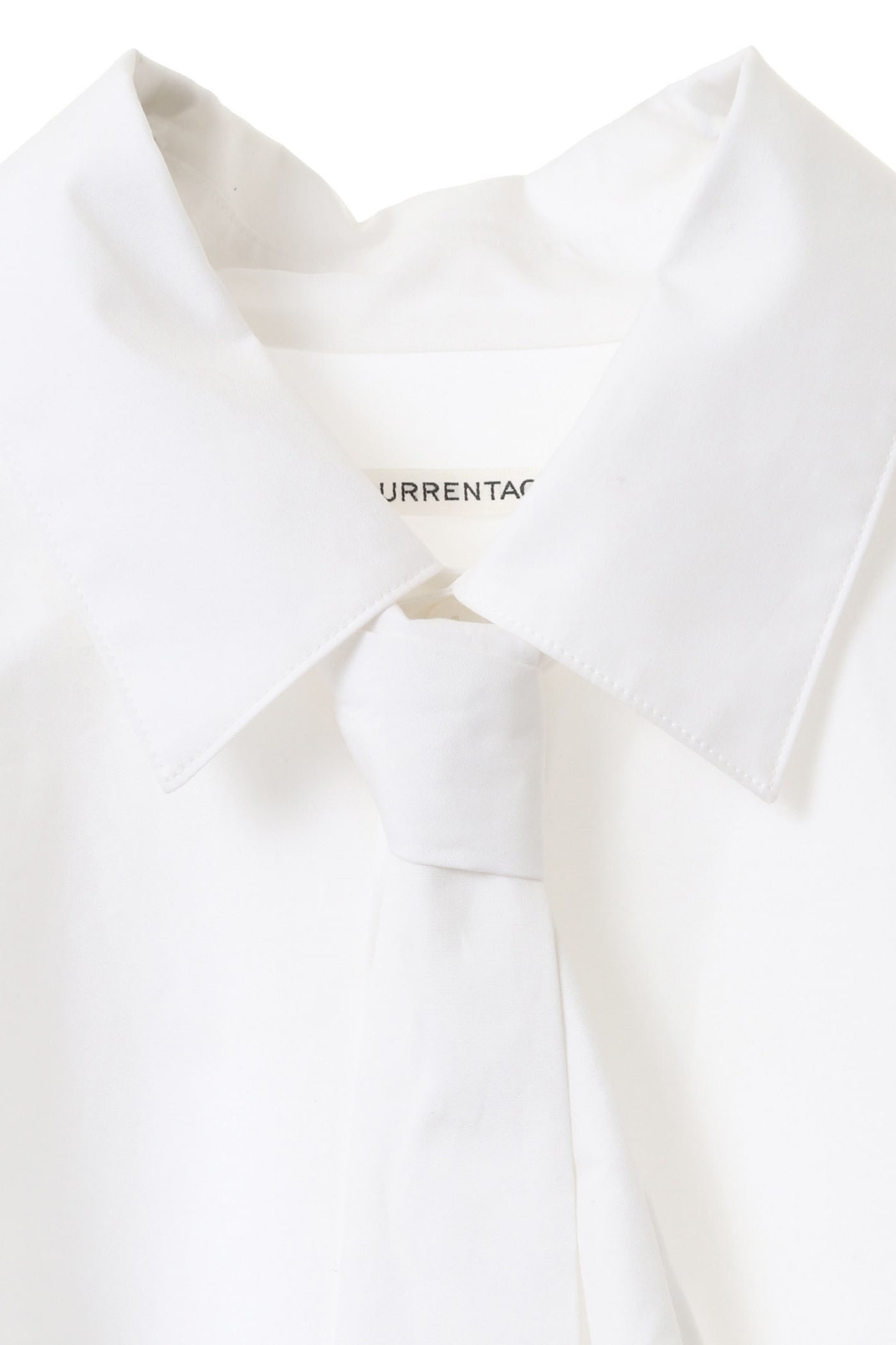 martinique(マルティニーク)｜【CURRENTAGE】タイ付きシャツ/ホワイト