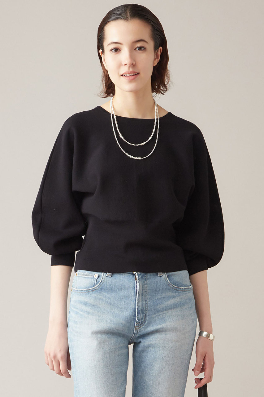 martinique C/Nミラノリブフロンタブルカーディガン (ブラック, F) マルティニーク ELLE SHOP martinique C/Nミラノリブフロンタブルカーディガン (ブラック, F) マルティニーク ELLE SHOP