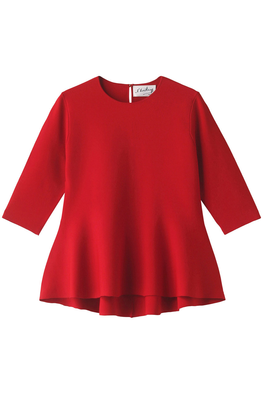 martinique 【l'heritage martinique】レーヨンエリーテペプラムプルオーバー (レッド, F) マルティニーク ELLE SHOP martinique 【l'heritage martinique】レーヨンエリーテペプラムプルオーバー (レッド, F) マルティニーク ELLE SHOP
