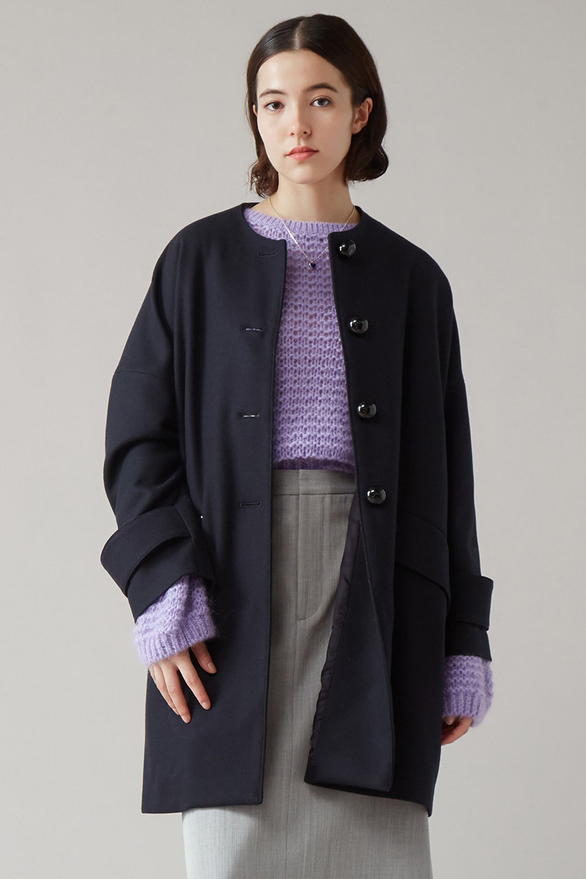 【MACKINTOSH】NEW HUMBIE NO COLLARコート 別注ドームボタン