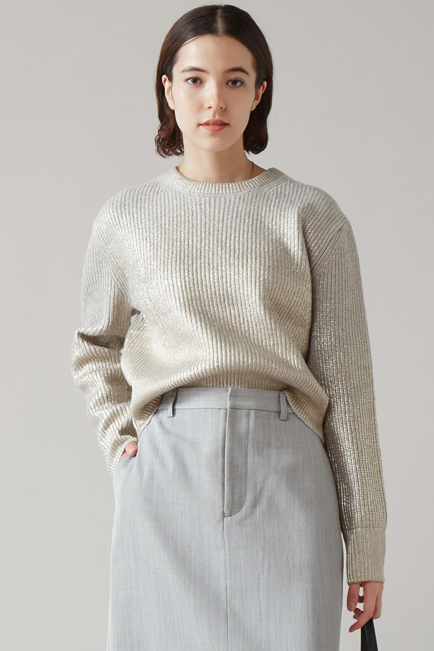martinique ホイルプリントニット (グレー, F) マルティニーク ELLE SHOP martinique ホイルプリントニット (グレー, F) マルティニーク ELLE SHOP