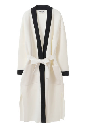 マルティニーク/martiniqueの【l’heritage martinique】コットンナイロンミラノリブロングカーディガン(110300/110303)