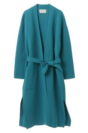 マルティニーク/martiniqueの【l’heritage martinique】コットンナイロンミラノリブロングカーディガン(110300/110303)