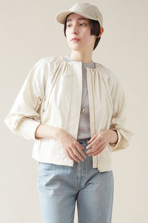 マルティニーク/martiniqueのタフタギャザーブルゾン(110800/110802)