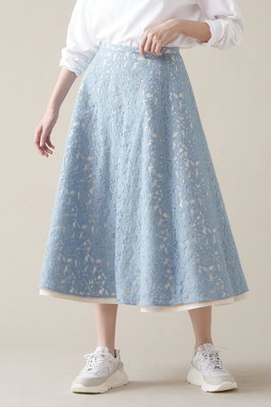 マルティニーク/martiniqueのレースサーキュラースカート(110700/110702)