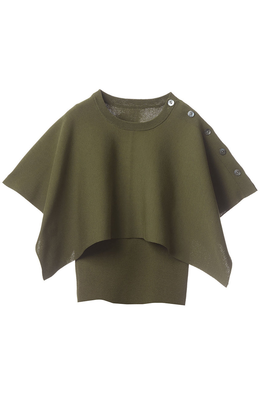 martinique 【l'heritage martinique】ケープつきノースリーブプルオーバー (カーキ, F) マルティニーク ELLE SHOP martinique 【l'heritage martinique】ケープつきノースリーブプルオーバー (カーキ, F) マルティニーク ELLE SHOP