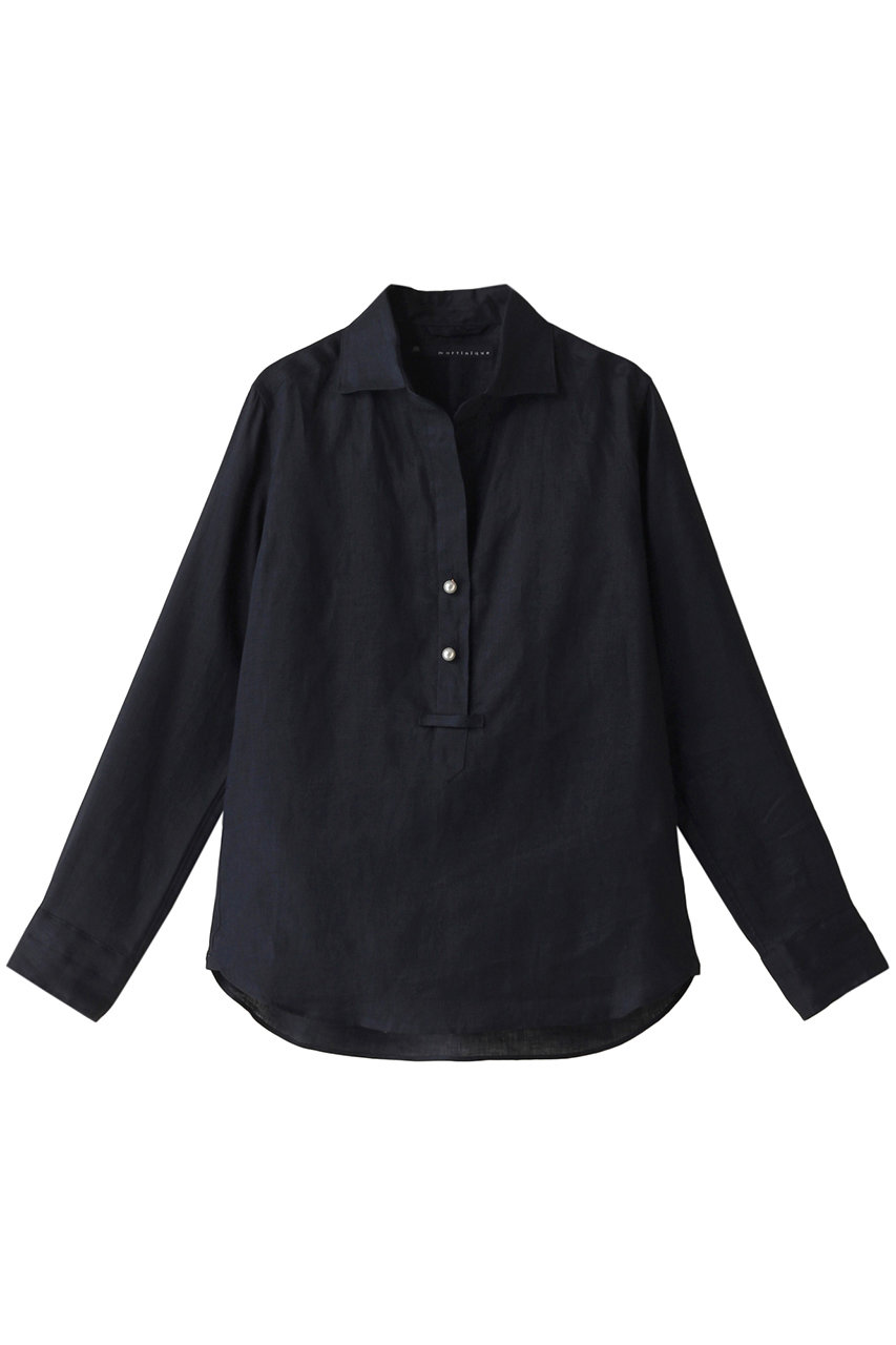 martinique リネンパールスキッパー (ネイビー, 2) マルティニーク ELLE SHOP martinique リネンパールスキッパー (ネイビー, 2) マルティニーク ELLE SHOP