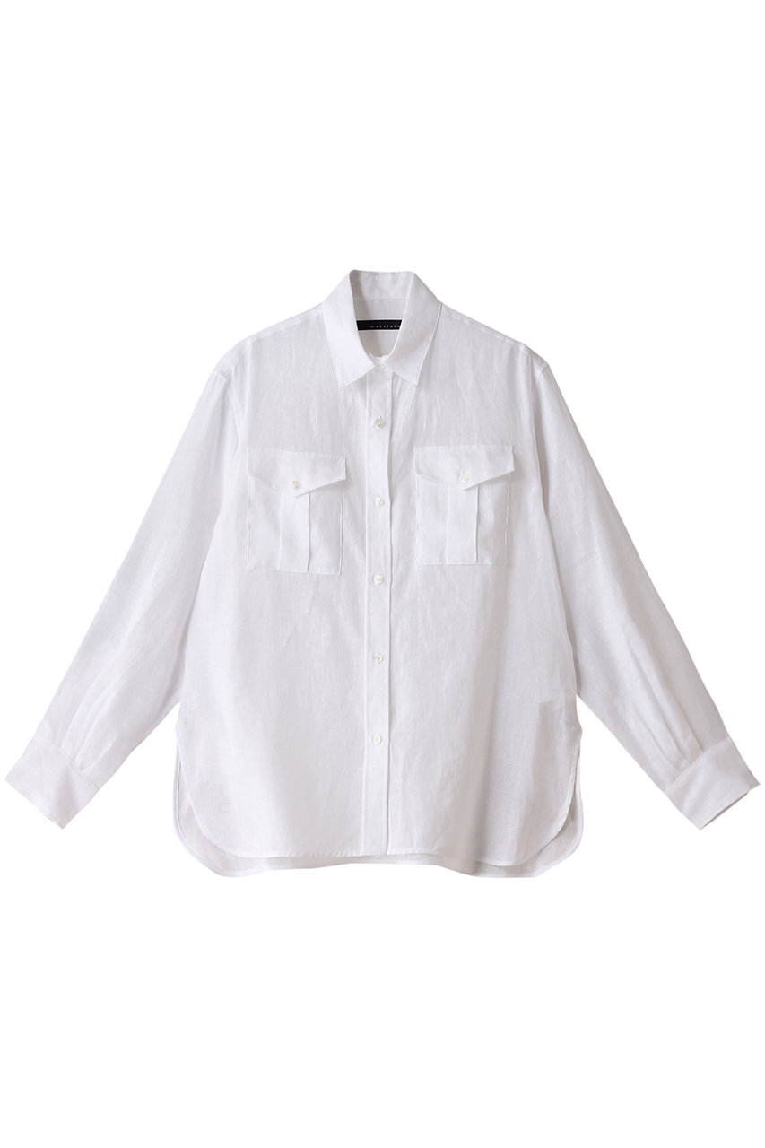 martinique サファリシャツ (ホワイト, F) マルティニーク ELLE SHOP martinique サファリシャツ (ホワイト, F) マルティニーク ELLE SHOP