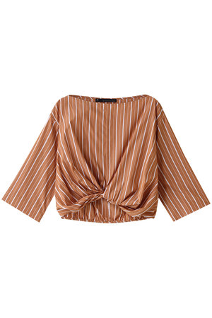 マルティニーク/martiniqueのクロップドギャザーブラウス(110400/110402)