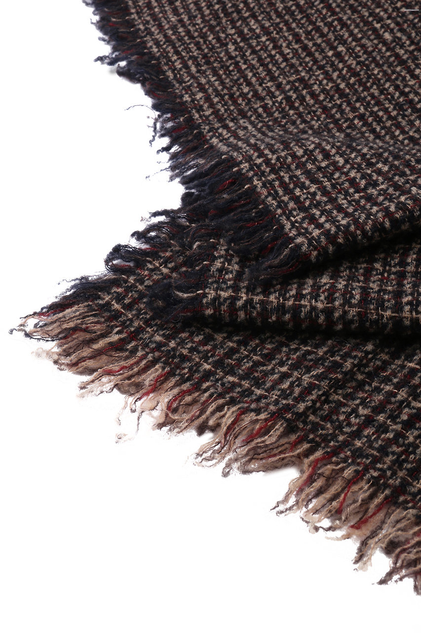 martinique マルティニーク チェック柄カシミヤ 大判ストール