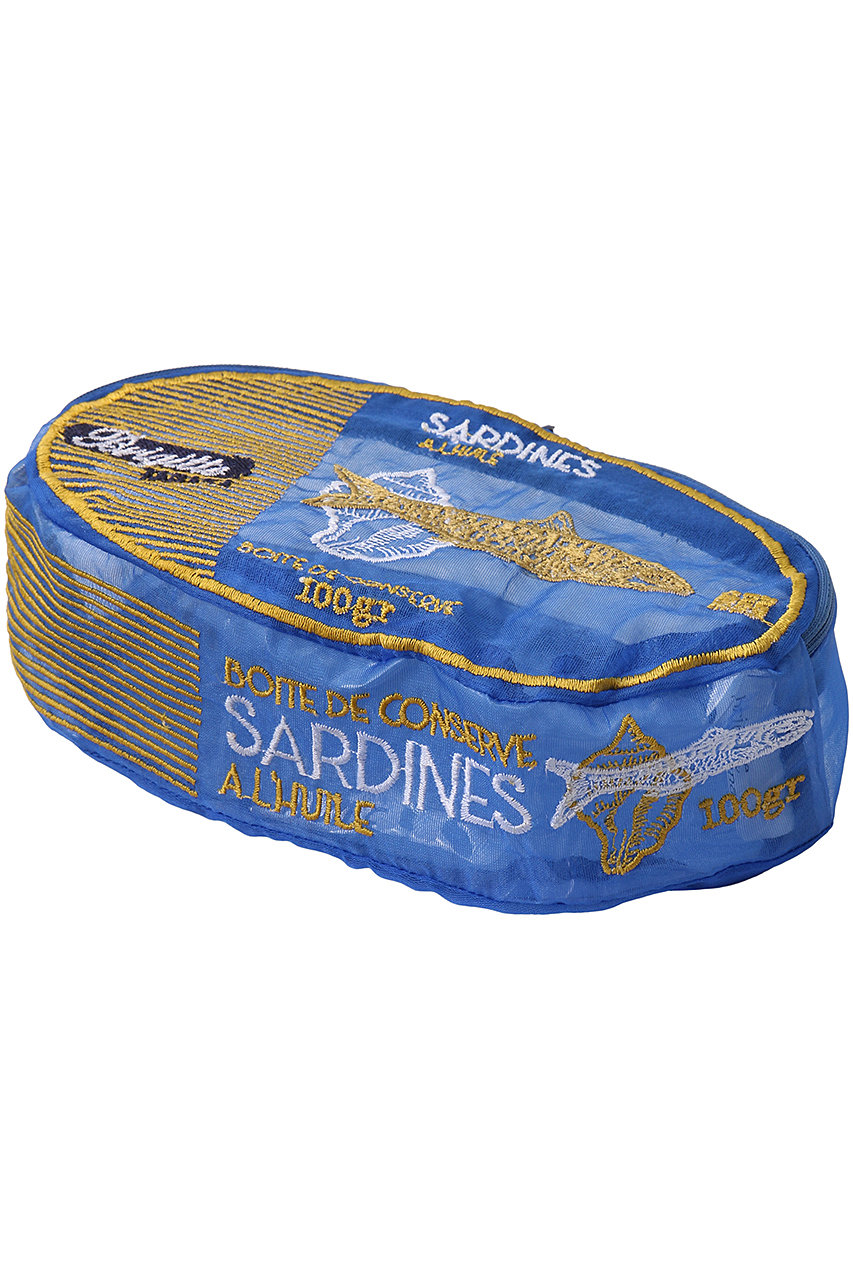 martinique 《WEB限定》【brigitte tanaka】SAC SARDINES ポーチ (ブルー, F) マルティニーク ELLE SHOP martinique 《WEB限定》【brigitte tanaka】SAC SARDINES ポーチ (ブルー, F) マルティニーク ELLE SHOP